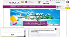 Desktop Screenshot of luxnote-hannover.de